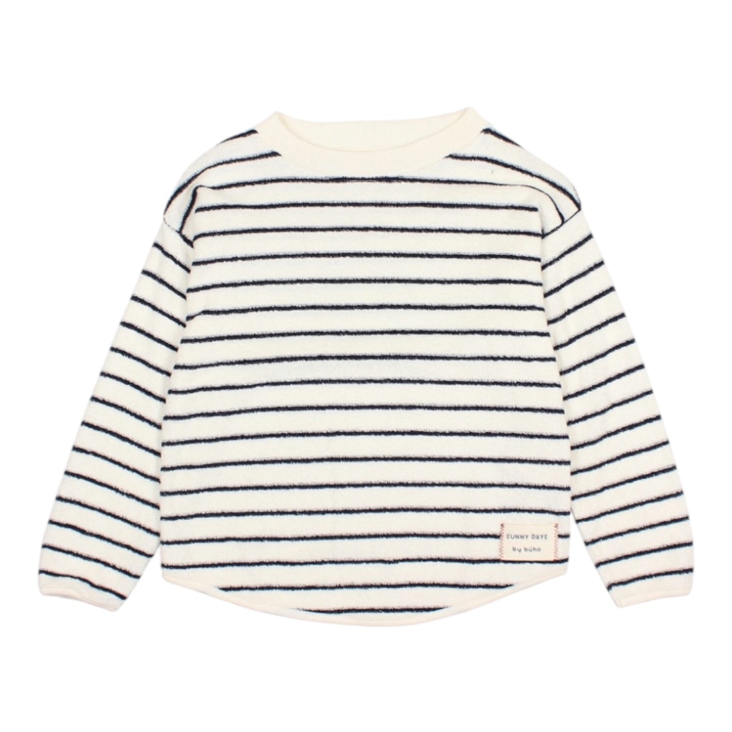 Frottee-Sweatshirt mit Streifen von Búho, Gr. 3-6 Jahre