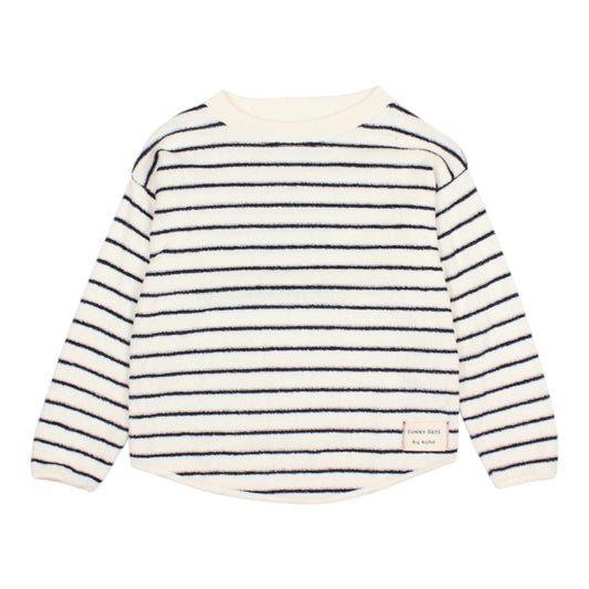 Frottee-Sweatshirt mit Streifen von Búho, Gr. 3-6 Jahre