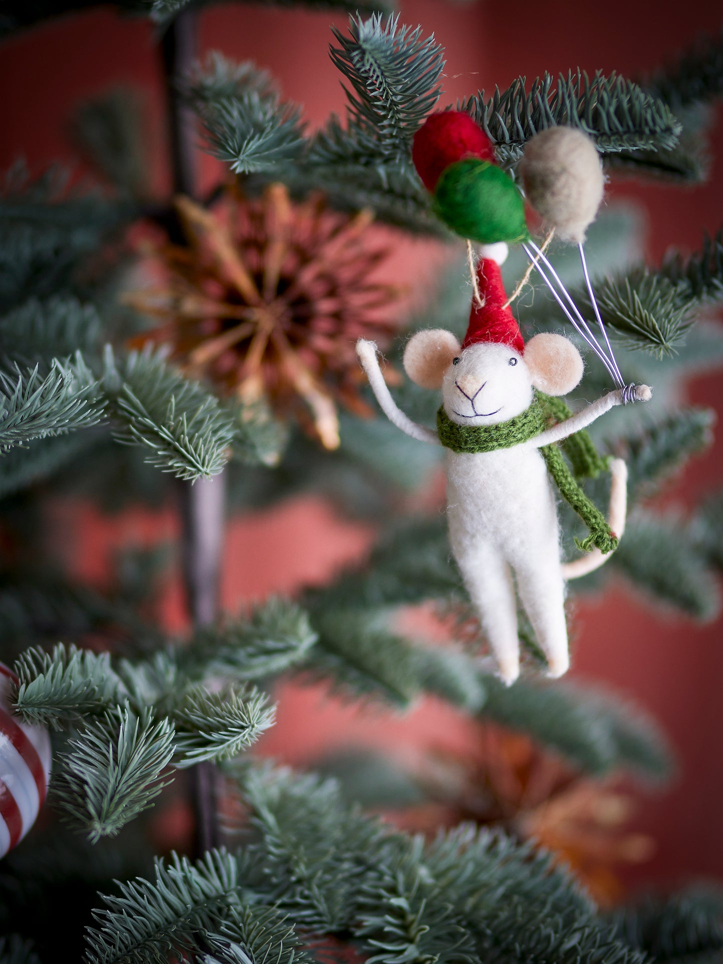 Gefilzter Maus mit Luftballons von Bloomingville