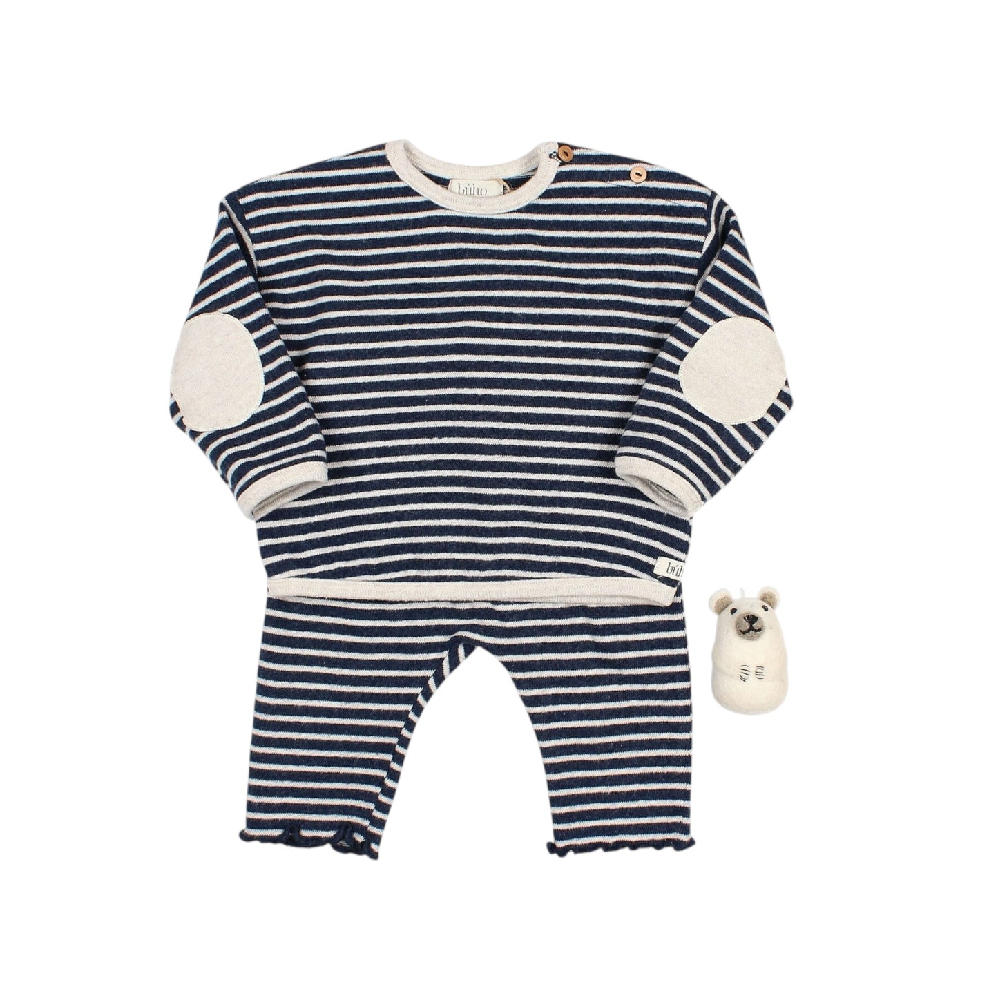 Soft Jersey Hose von Búho, Gr. 3-24 Monate, Farbe: navy
