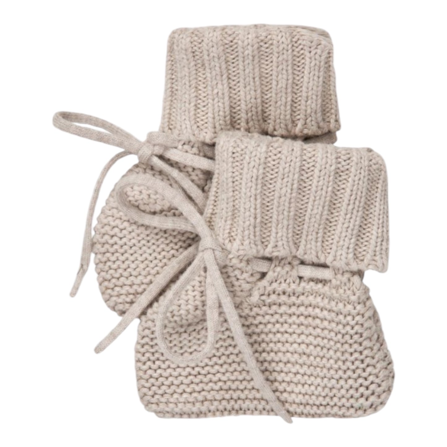 Babysöckchen von Fub aus 100% Bio-Baumwolle, Gr. 56-80, Farbe: taupe melange