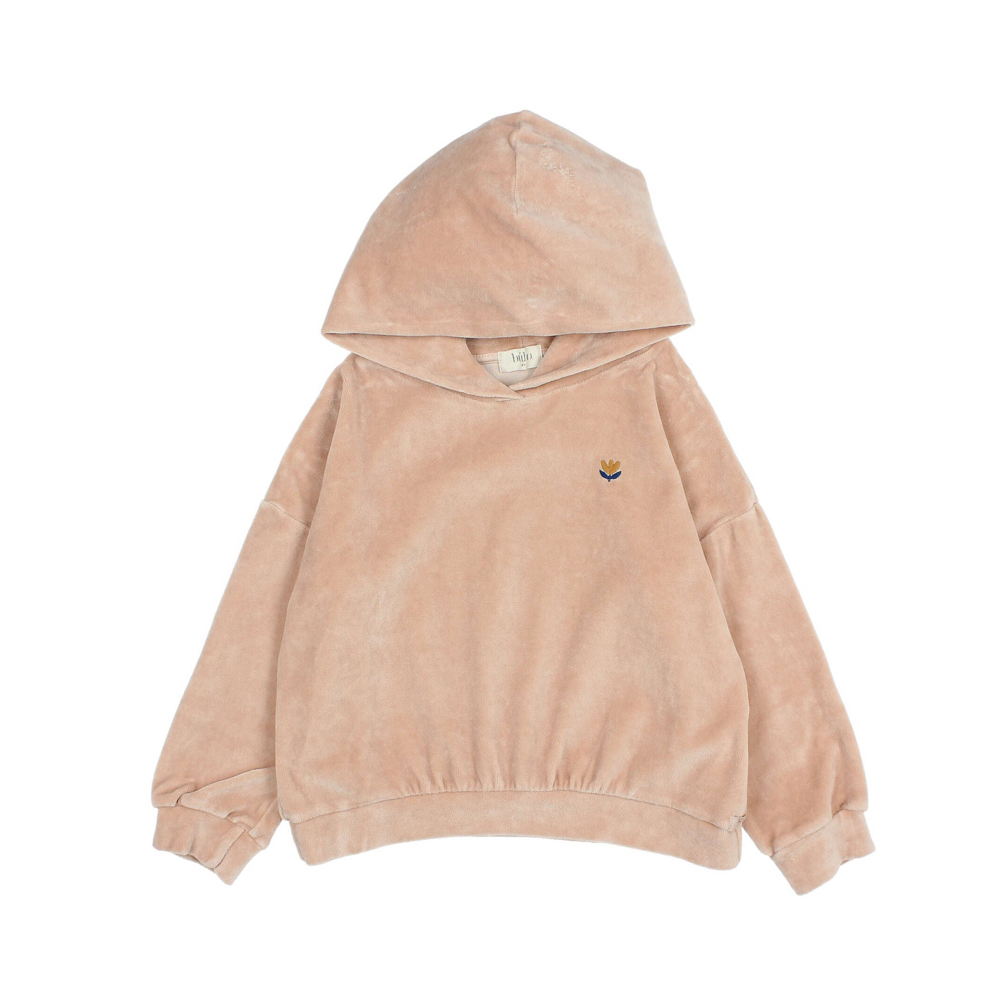 Sweatshirt aus Samt von Búho, Gr. 3-6 Jahre, Farbe: rose