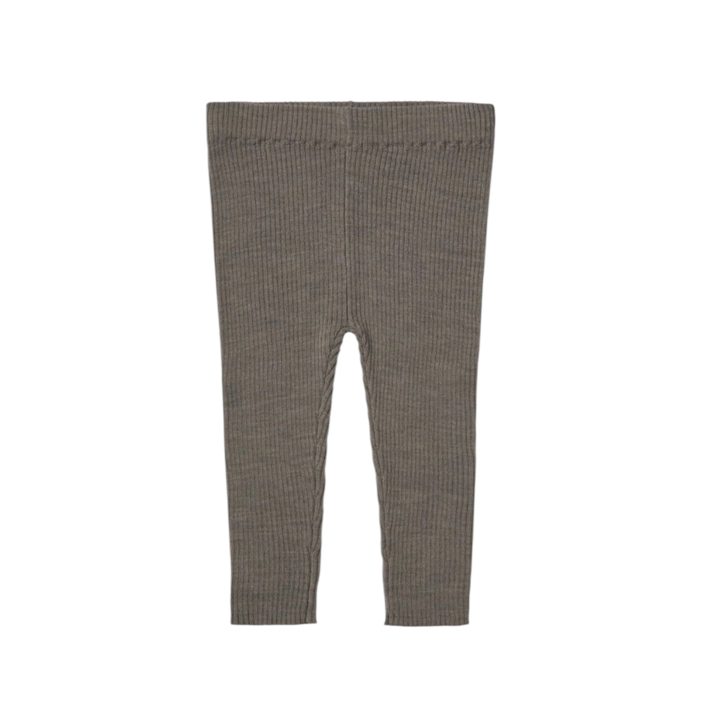 Baby Slimfit Leggings aus 100% Marinowolle, Gr. 62-92, Farbe: hazel melange