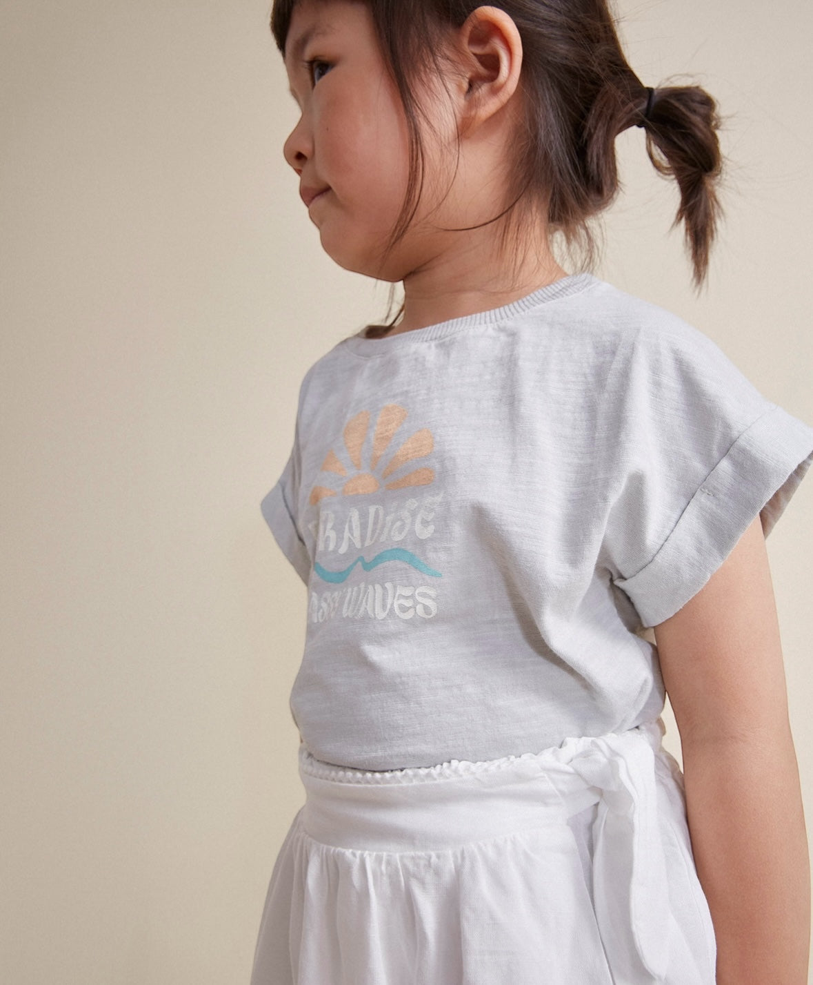 Paradise T-Shirt von Búho, Gr. 3 Jahre, Farbe: sky gray