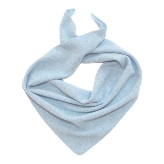 Dreieckstuch „Kim“ von Papa Lobster, Gr. 1 aus 100% Kaschmir, Farbe:  light blue melange