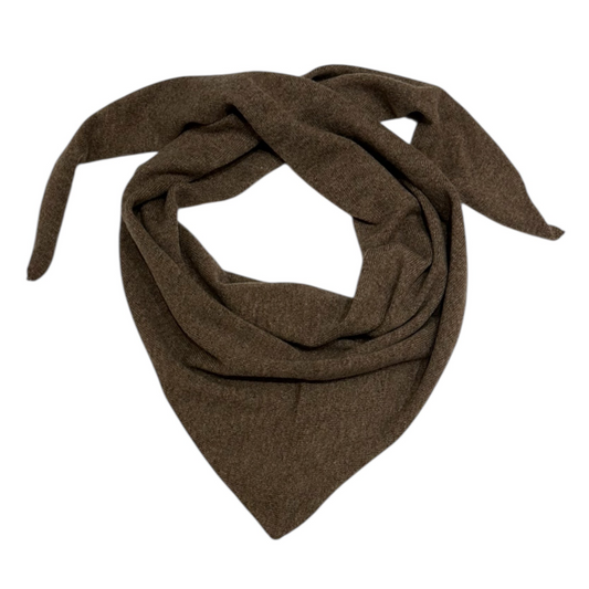 Dreieckstuch aus 100% Kaschmir von Papa Lobster, 120x45cm, Farbe: chocolate
