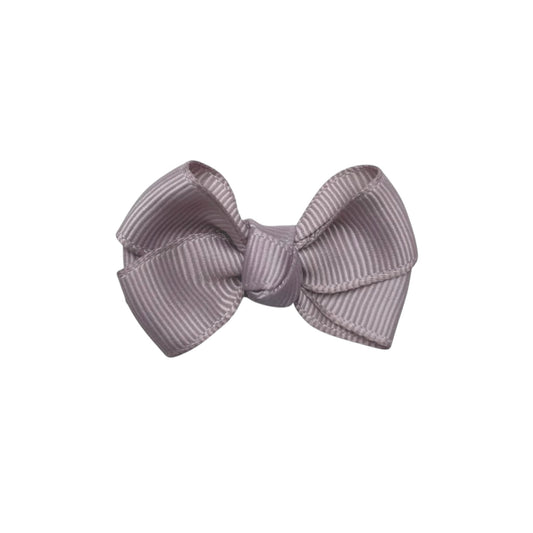 Haarschleife mit Clip in Blassbraun