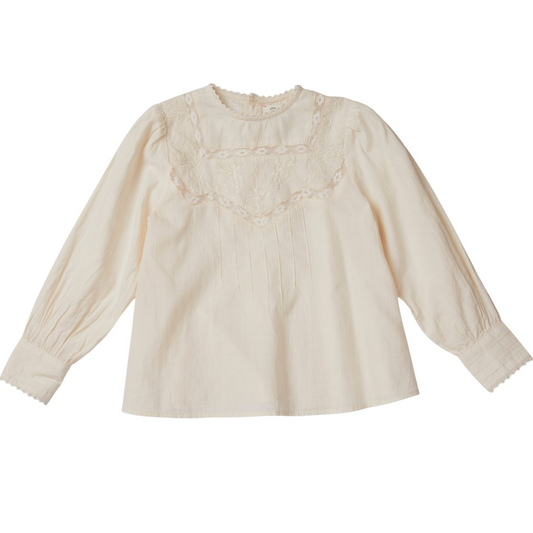 Bluse Amelie von Bonheur du jour Paris, Gr. 2-10 Jahre, Farbe: ecru