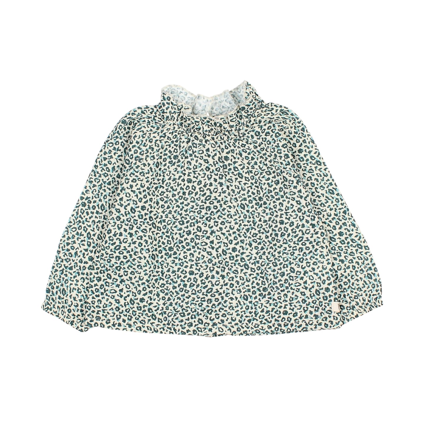 Bluse mit Animalprint von Búho, Gr. 6-24 Monate, Farbe: alpine green