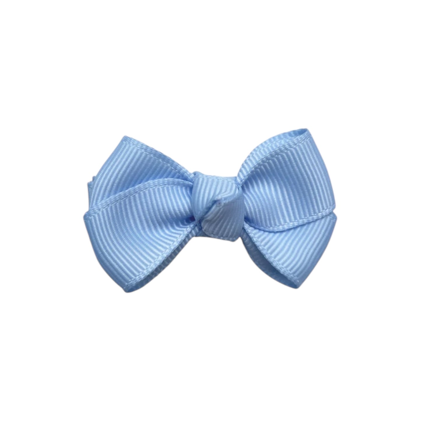 Haarschleife mit Clip in hellblau
