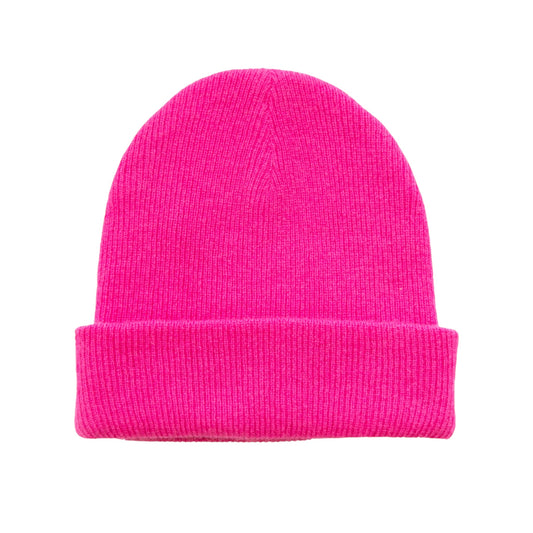 Mütze Karli aus 100% Kaschmir von Papa Lobster, ab 3 Jahre Farbe: neon pink