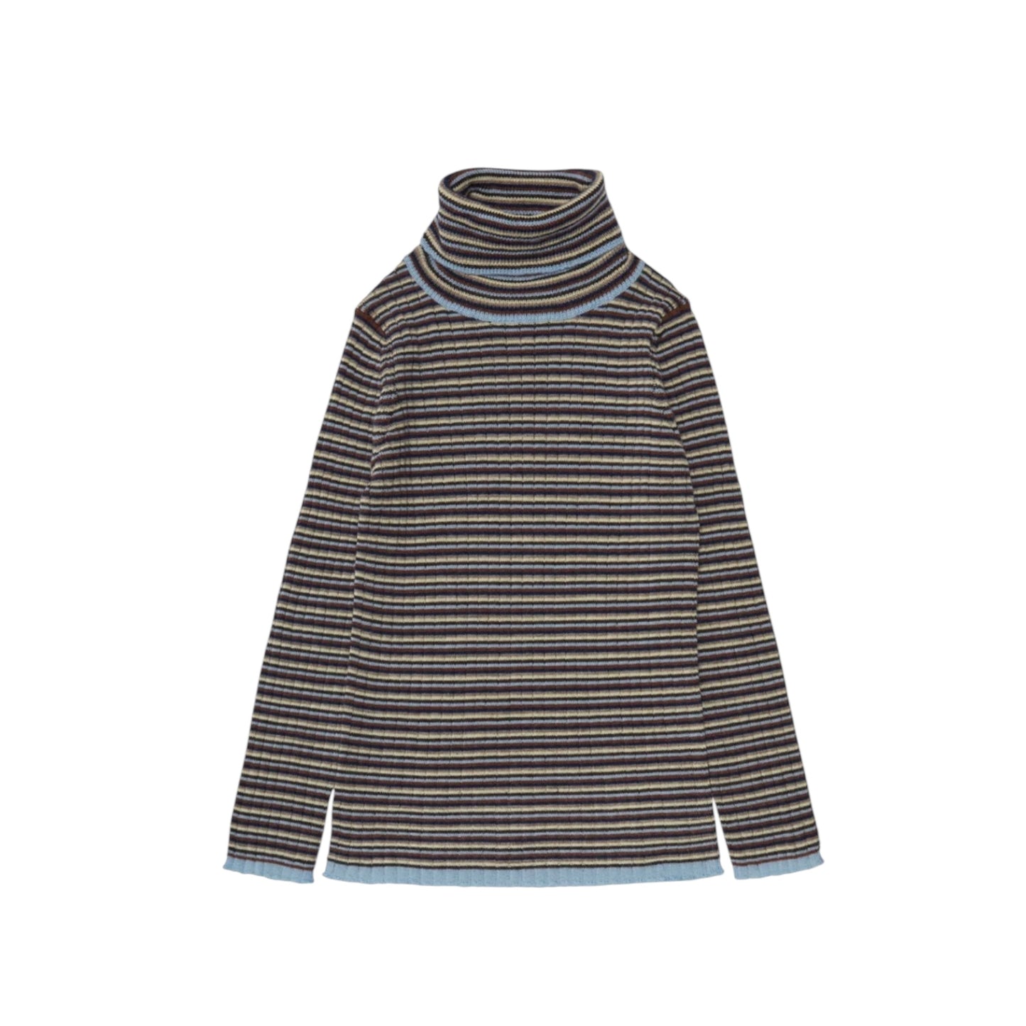 Rollkragenpullover aus Merinowolle von Fub, Gr. 80-150, Farbe: multi stripe