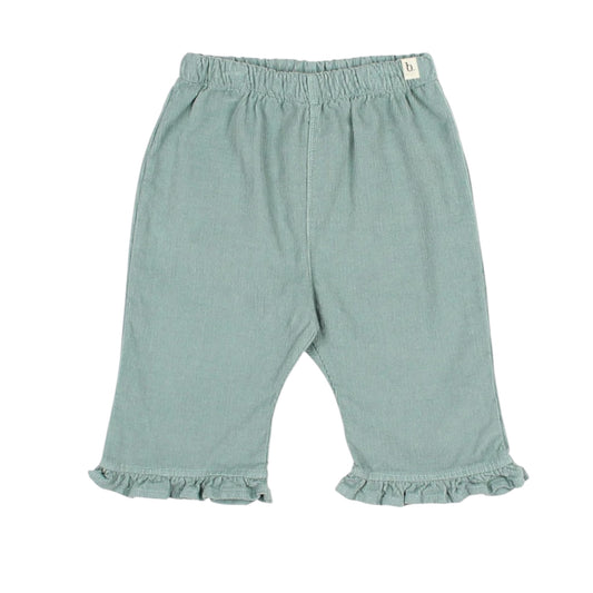 Hose aus weichem Mikrocord von Búho, Gr. 3-24 Monate, Farbe: alpine green