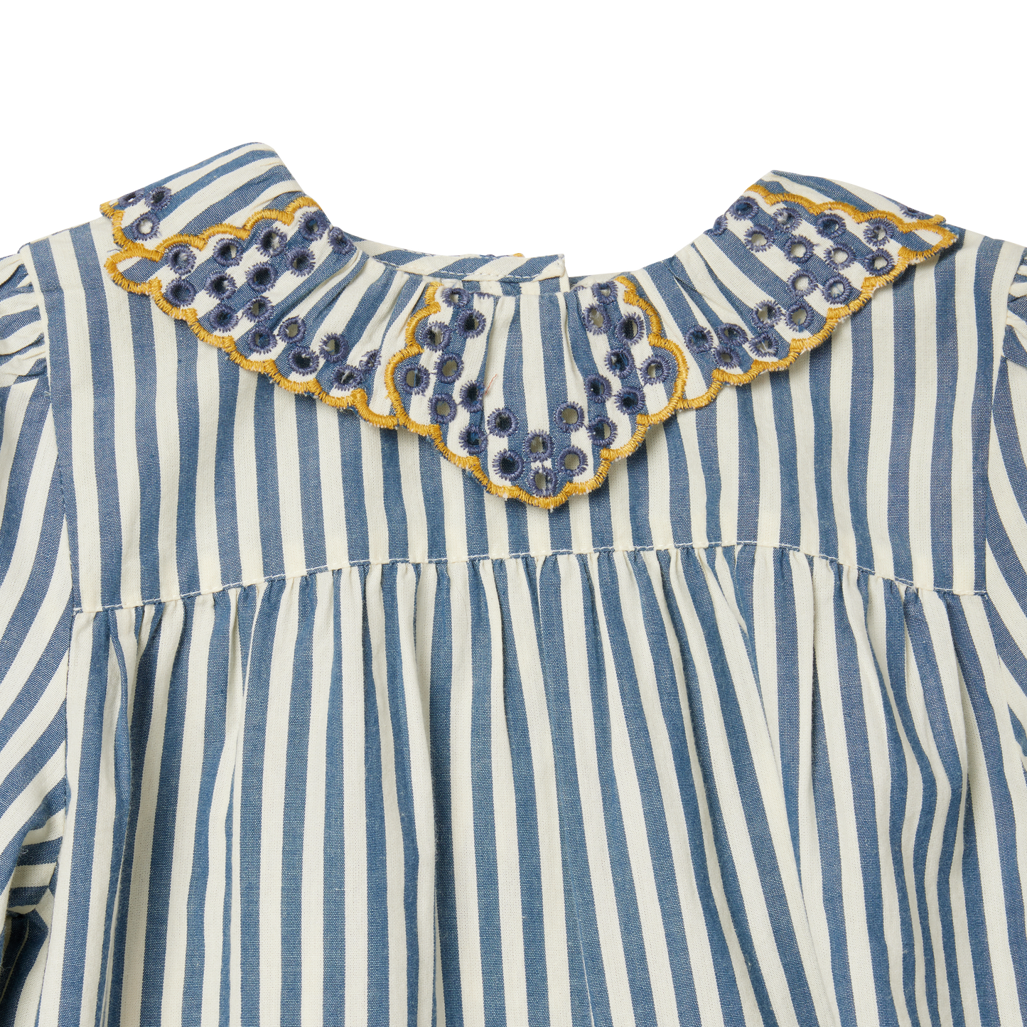 Gestreifte Bluse von Bonheur du jour, Gr. 6-24 Monate, Farbe: raye bleu/ blanc