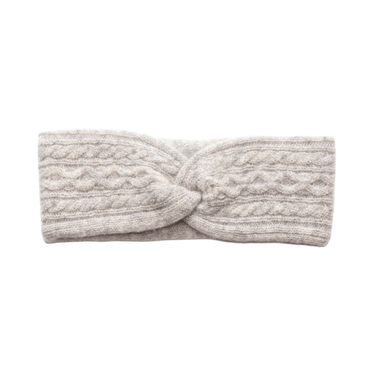 Stirnband Fritzi aus Kaschmir von Papa Lobster Gr. 2-8 Jahre, Farbe: light grey