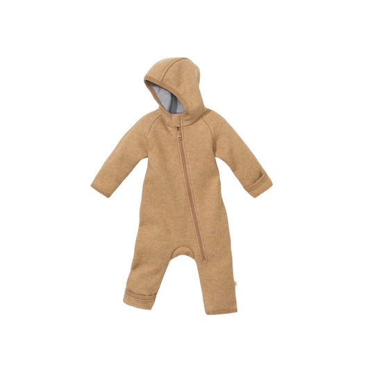Walk-Overall mit Zipp von Disana, Gr. 50-92, Farbe: caramel