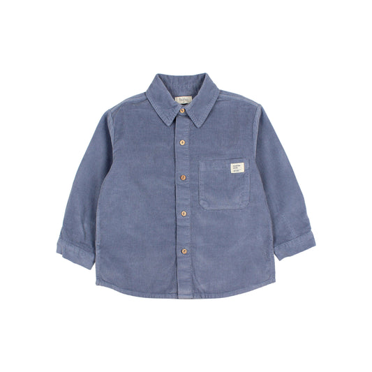 Hemd aus Microcord von Búho, Gr. 3-6 Jahre, Farbe: artic blue