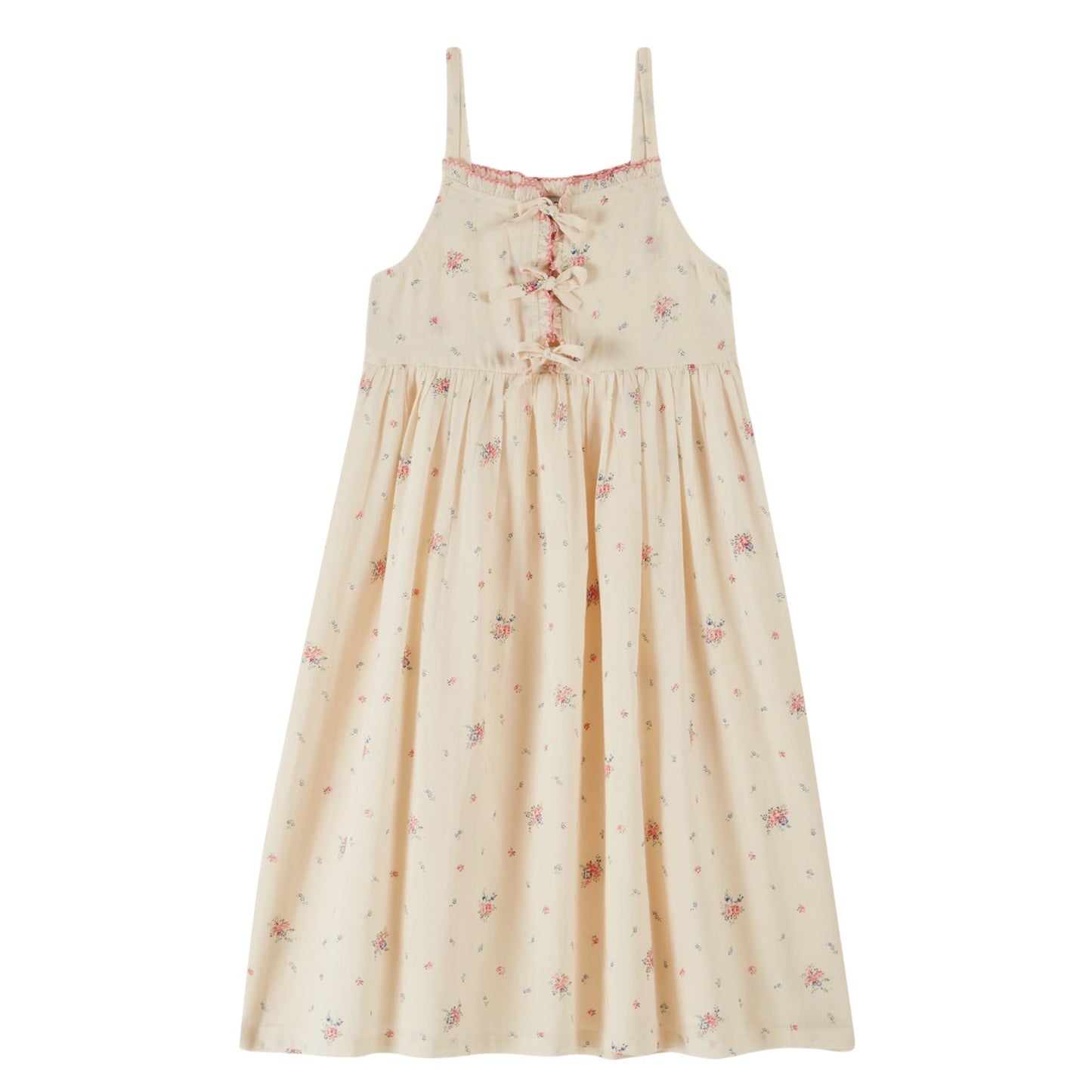 Bedruckte lange Kleid von Emile et Ida, Gr. 4-6 Jahre, Farbe: paquerette