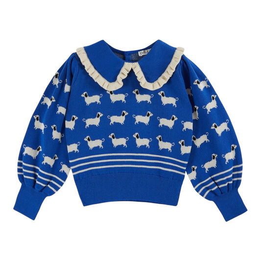 Pullover mit Hunden von Emile et Ida, Gr. 3-6 Jahre