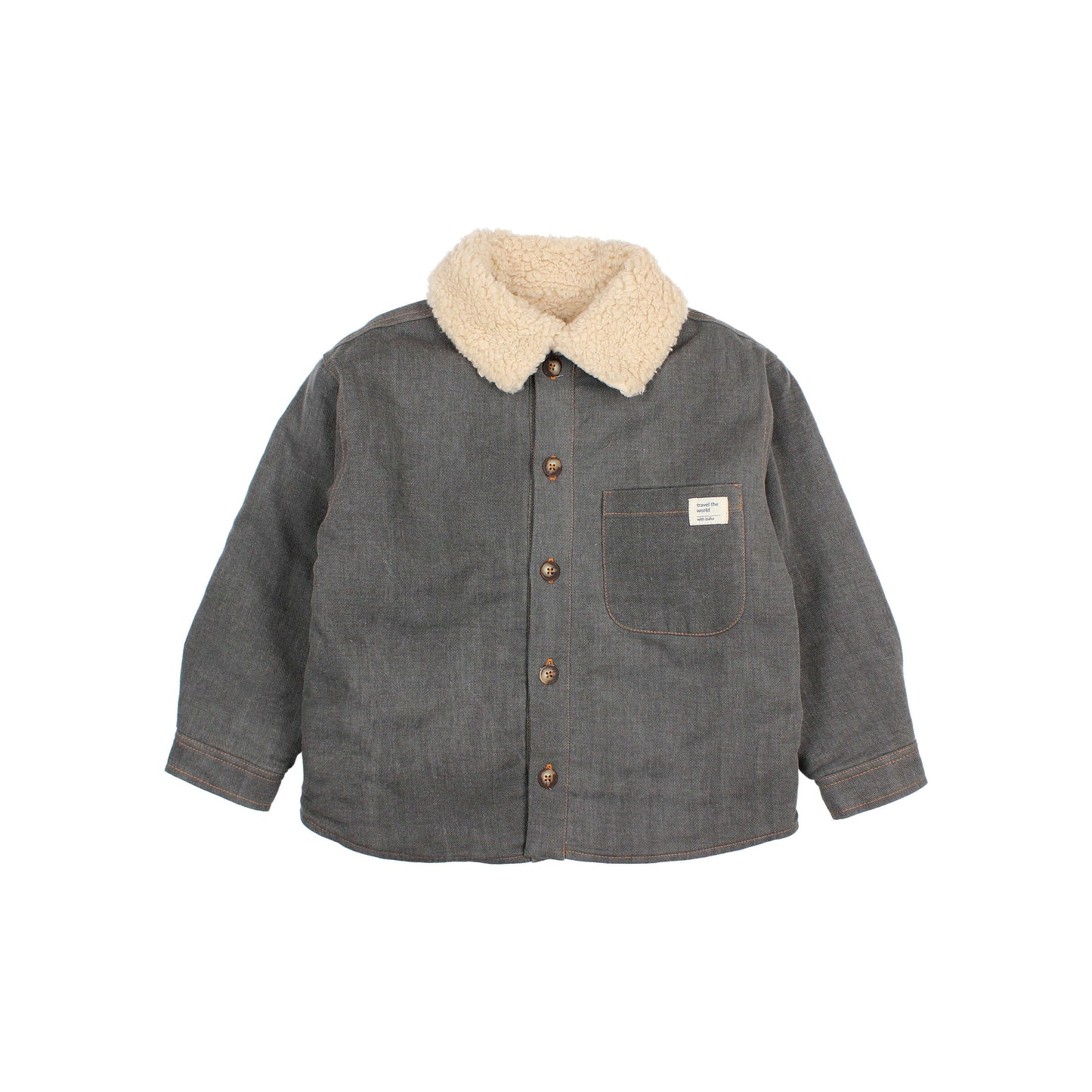 Denim Jacke von Búho, Gr. 2-8 Jahre, Farbe: grey denim