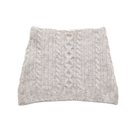 Loop Fritzi aus Kaschmir von Papa Lobster, Farbe: light grey