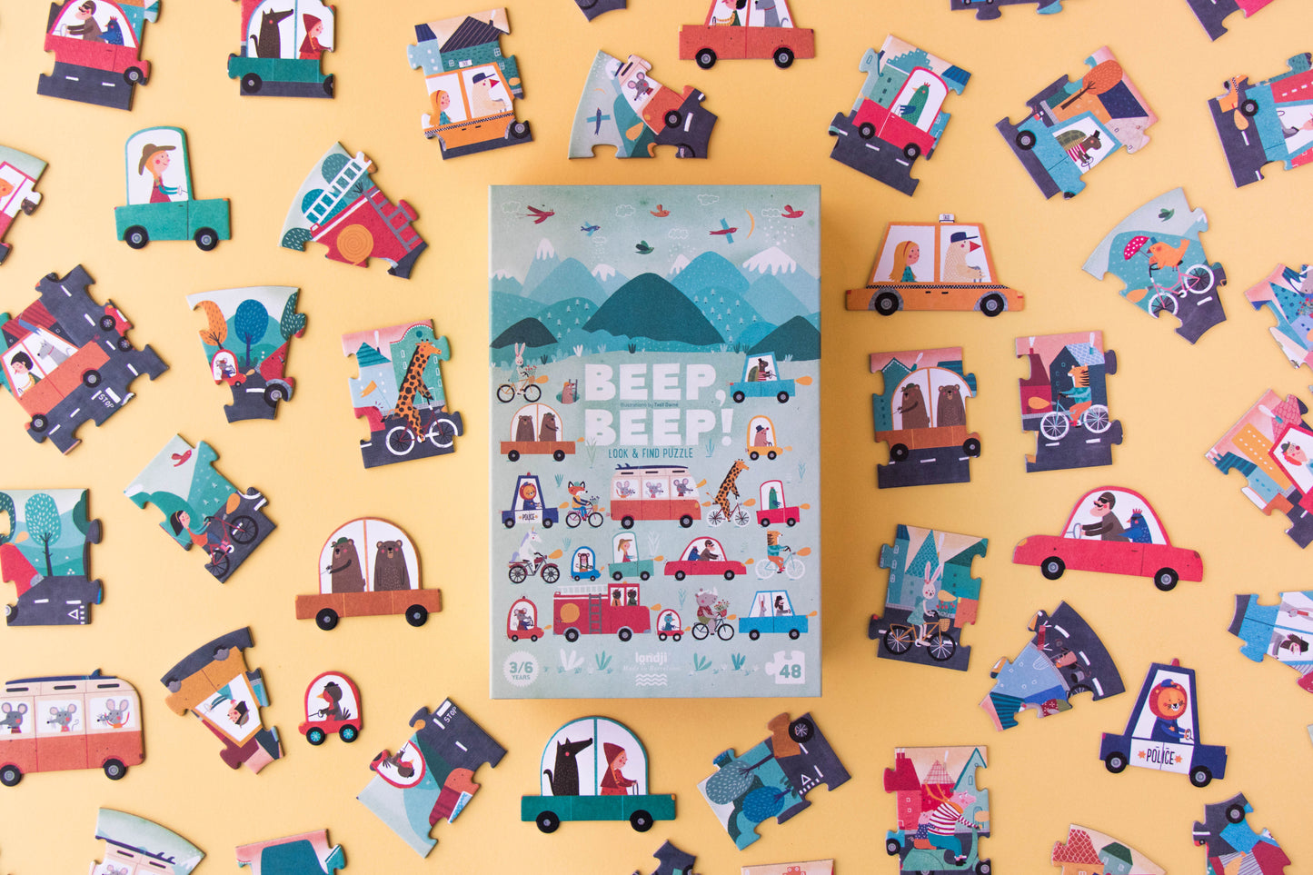 Puzzle Beep Beep von Londji 3+