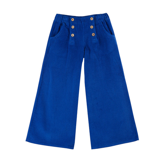 Matrosenhose aus Cord, Gr. 3-6 Jahre, Farbe: royal