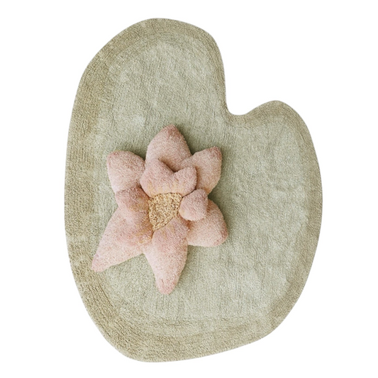 Waschbarer Teppich Lillie mit Kissen von Lorena Canals