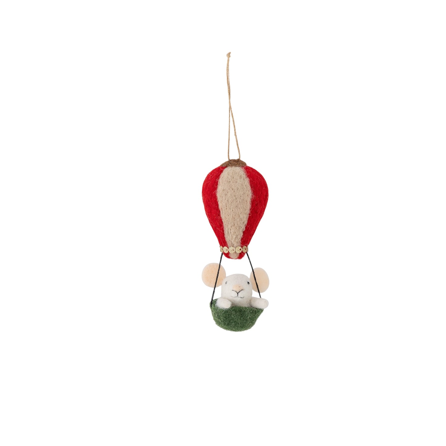 Gefilzter Mäuschen in Heißluftballon von Bloomingville