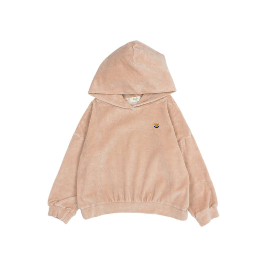Sweatshirt aus Samt von Búho, Gr. 3-6 Jahre, Farbe: rose