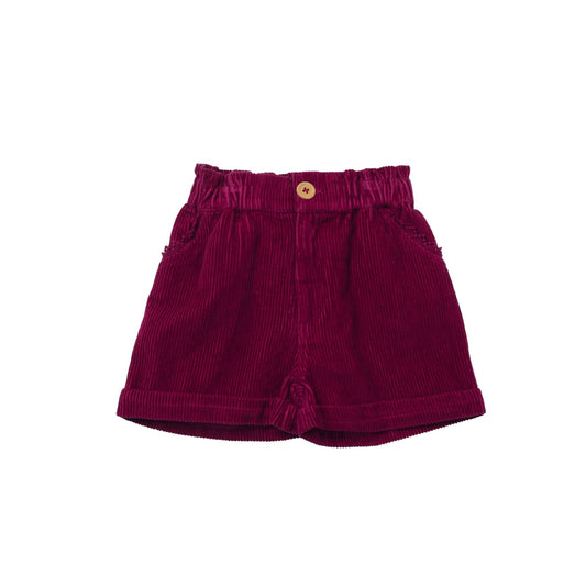Shorts aus Cord von Bonheur du jour Paris, Gr. 2-10 Jahre, Farbe: cassis
