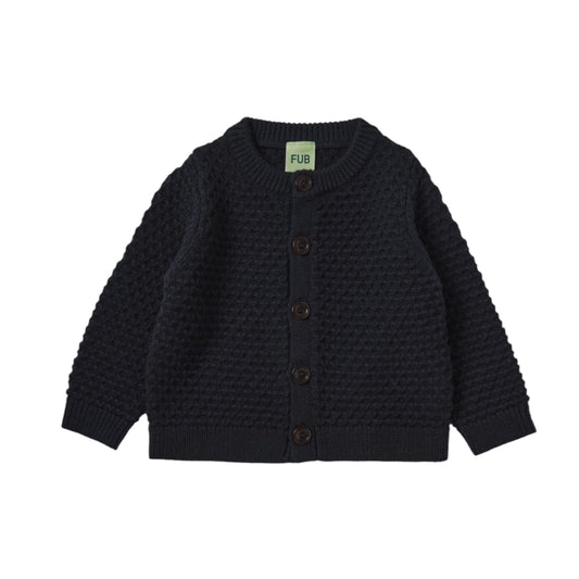 Cardigan aus Merinowolle, Gr. 100-130, Farbe: dark navy
