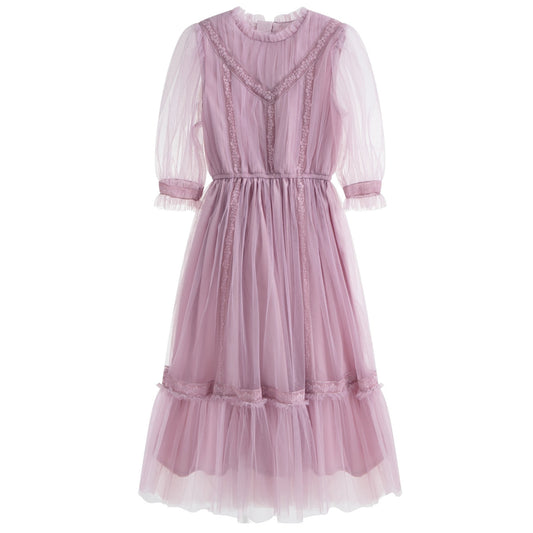 Kleid Donna von C'era una volta, Gr. 4-8 Jahre, Farbe: lilac