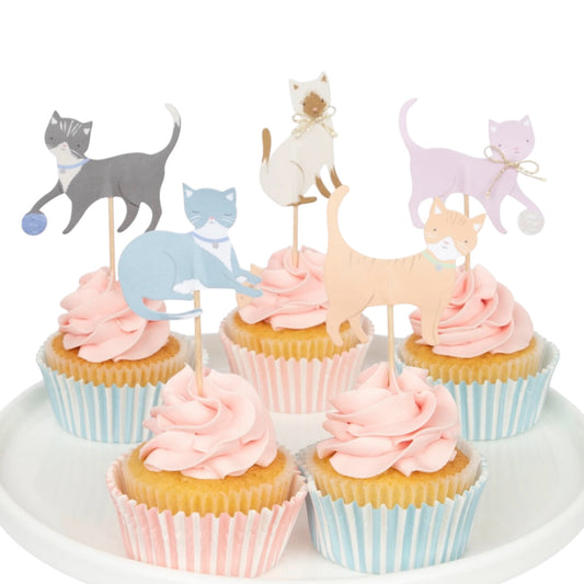 Cupcake Set „Katze“ von Meri Meri