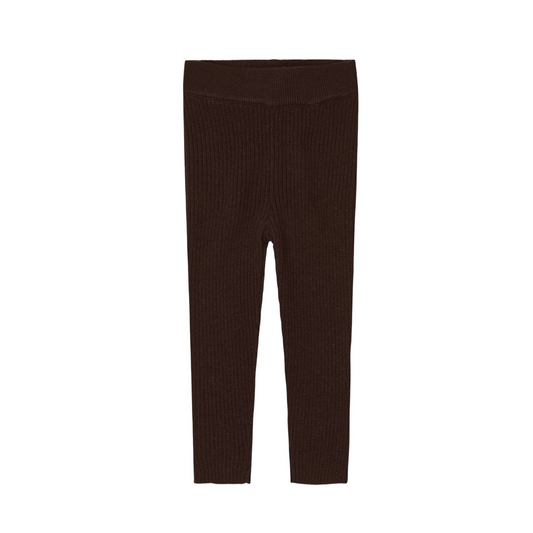 Baby Slimfit Leggings aus 100% Merinowolle, Gr. 62-92, Farbe: mocca