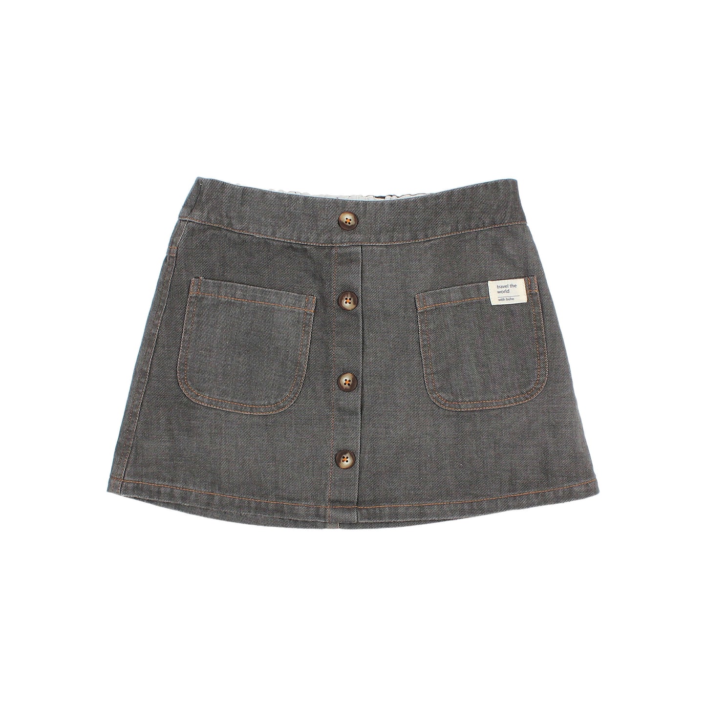 Denim Rock von Búho, Gr. 3-6 Jahre, Farbe: grey denim