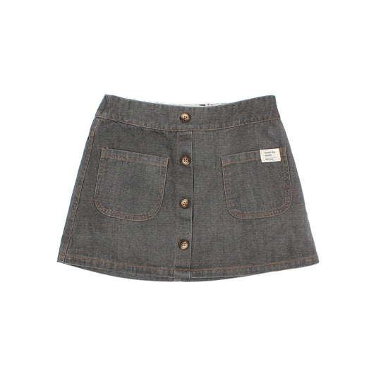 Denim Rock von Búho, Gr. 3-6 Jahre, Farbe: grey denim