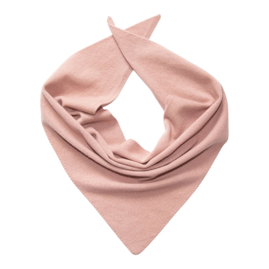 Dreieckstuch „Kim“ von Papa Lobster, 0-12 Monate aus 100% Kaschmir, Farbe: cameo rose