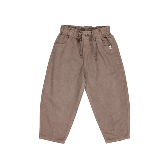 Twill Mädchen Hose von Búho 3-6 Jahre, Farbe: taupe