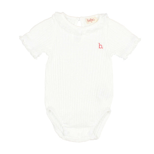 Rib Bodysuit von Búho, Gr. 3-24 Monate, Farbe: white