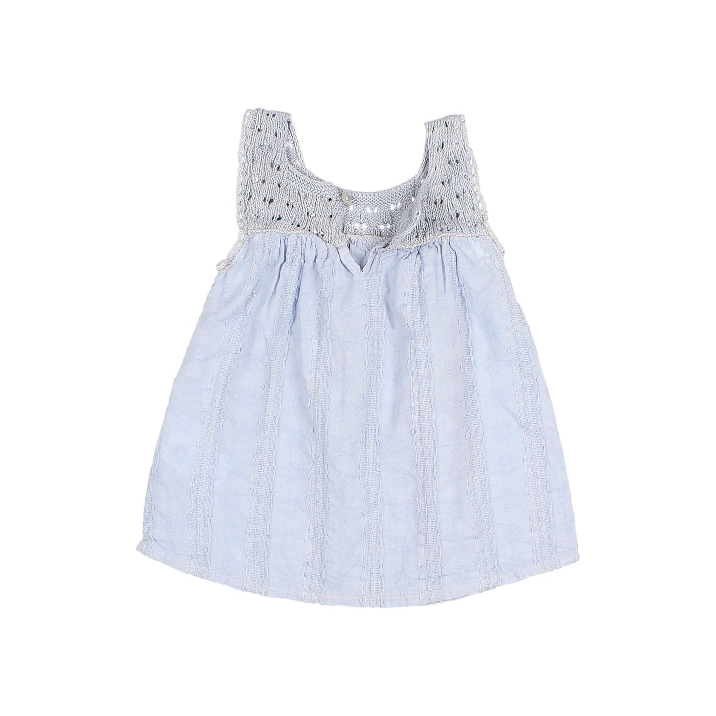 Lurex Kleid von Búho, Gr. 12-24 Monate, Farbe: sky blue