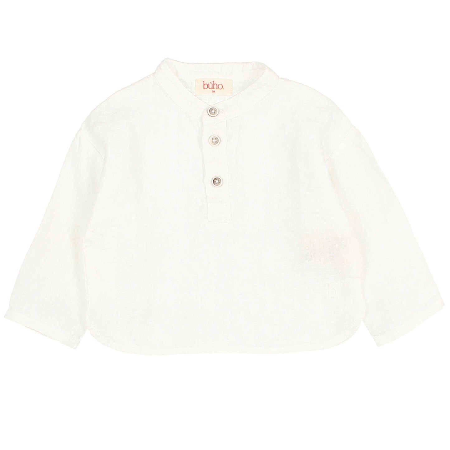 Hemd aus Leinen von Búho, Gr. 3-24 Monate, Farbe: white