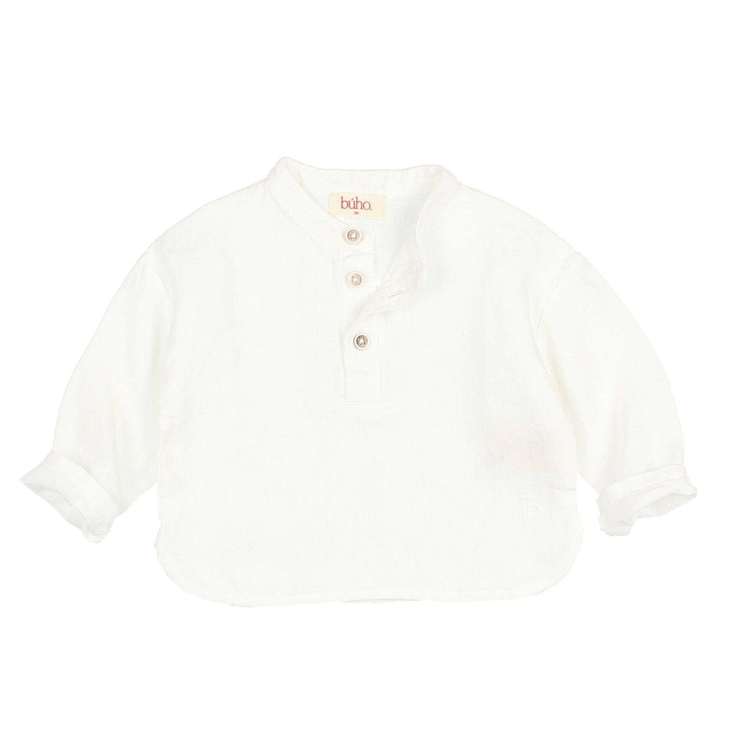 Hemd aus Leinen von Búho, Gr. 3-24 Monate, Farbe: white
