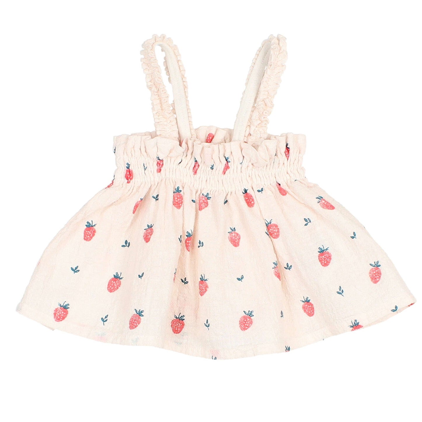 Top mit Erdbeeren von Búho, Gr. 12-24 Monate, Farbe: cream pink