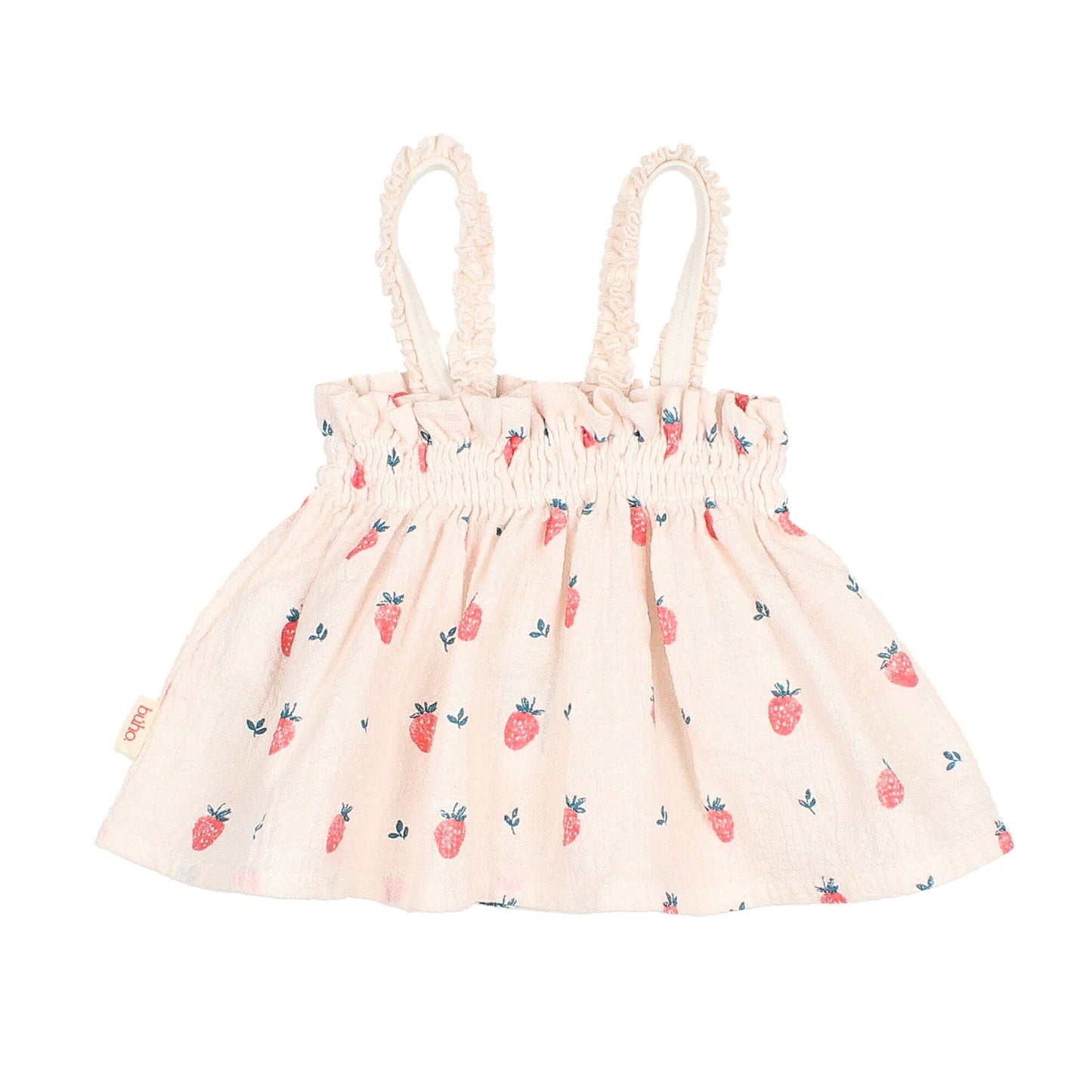 Top mit Erdbeeren von Búho, Gr. 12-24 Monate, Farbe: cream pink