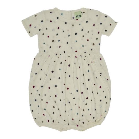 Romper von Fub aus 100% Bio Baumwolle, Gr. 56-92, Farbe: ecru
