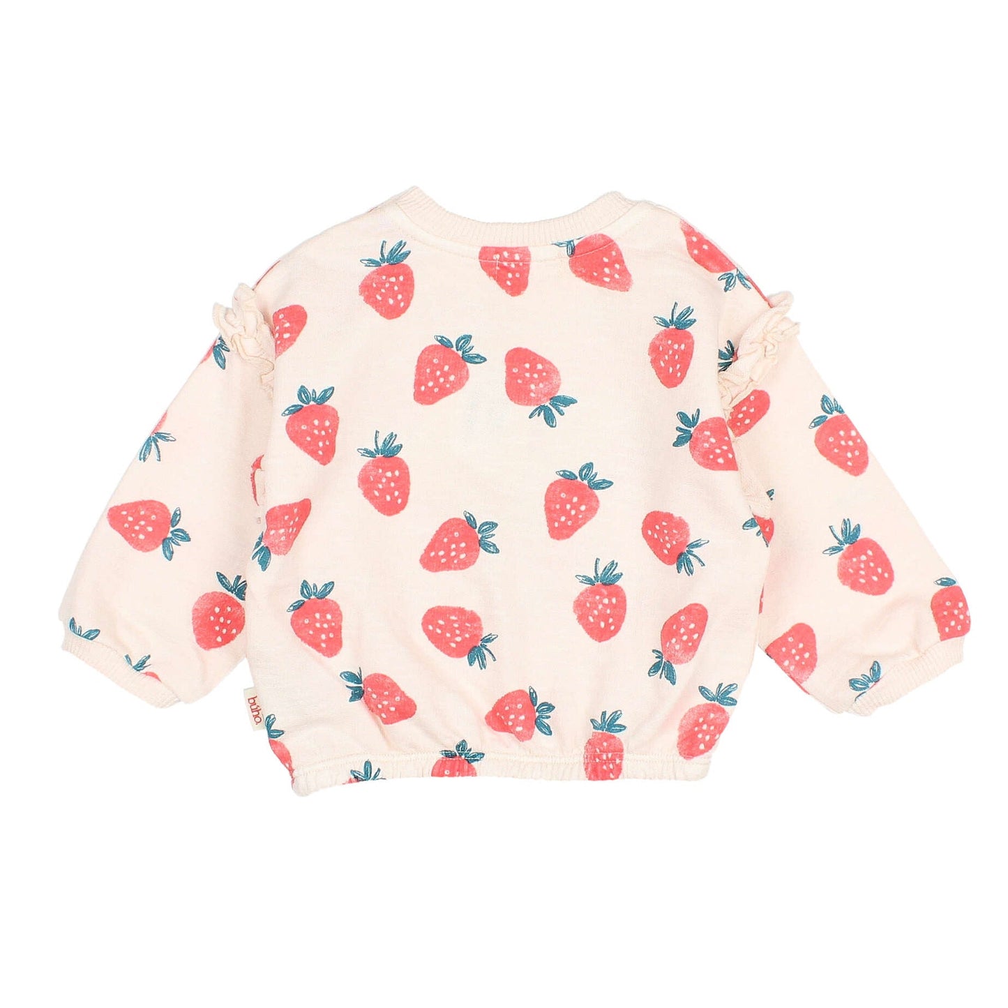 Sweatshirt mit Erdbeeren von Búho, Gr. 3-24 Monate, Farbe: cream pink
