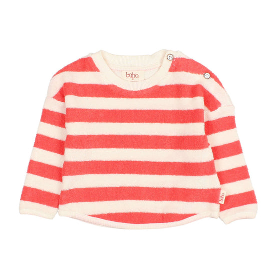 Terry Sweatshirt von Búho, Gr. 3-24 Monate, Farbe: coral