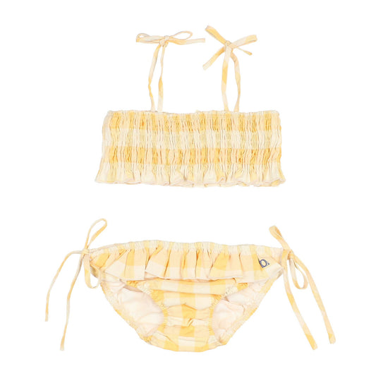 Bikini mit Karomuster von Búho, Gr. 3-8 Jahre, Farbe: sun