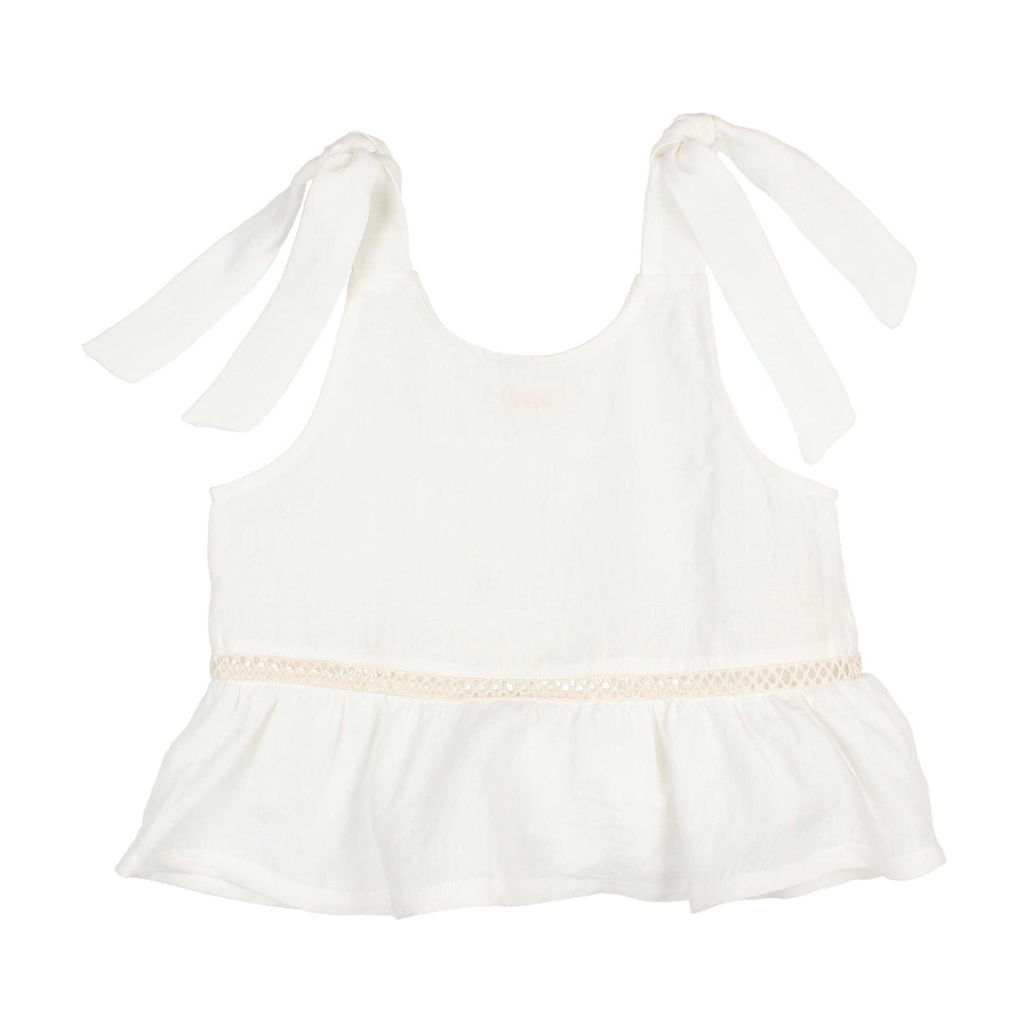 Top aus Leinen von Búho, Gr. 3-8 Jahre, Farbe: white